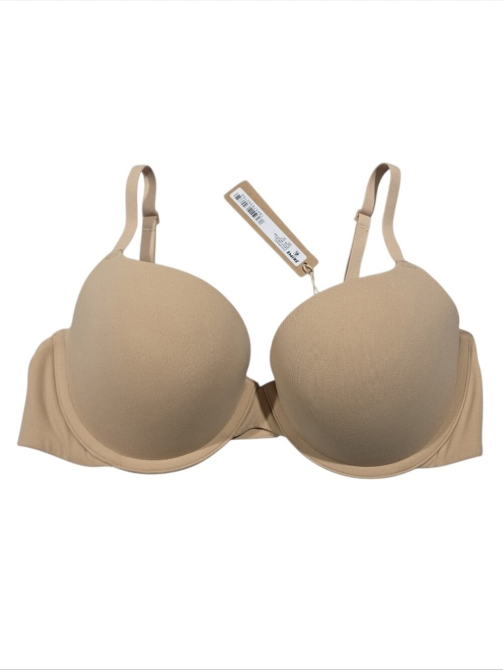 SKIMS 34C $54 NWT FITS EVERYBODY PUSH UP BRA Clay